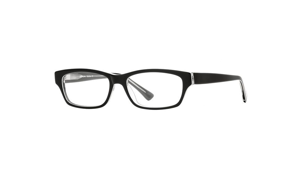 Michael Stars MS Studious SEMS STUD00 Eyeglass Frames - Black Lucite SEMS STUD005240 BK