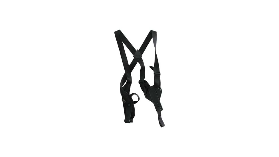 Uncle Mike's Vert Shoulder Kodra Nylon Shoulder Holster, Right Hand, Black, 83011A