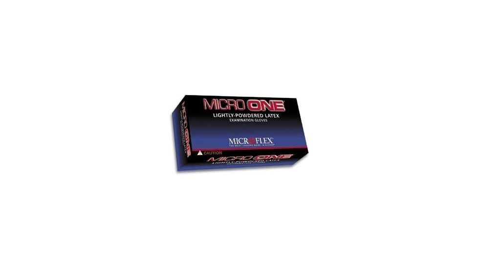 Microflex Micro One Lightly-Powdered Latex Gloves, Microflex MO-150-XS