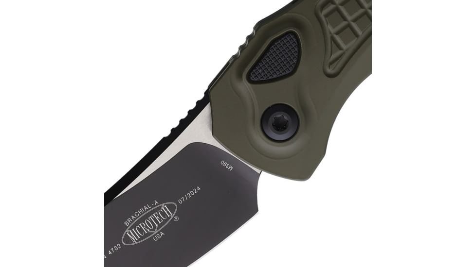 Microtech Auto Brachial Button Lock S/E, MCT268A1OD