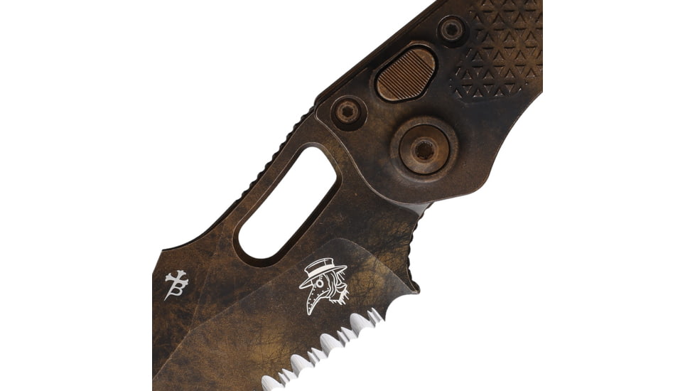 Microtech Auto Stitch S/E Button Lock, MCT1692PLOBS