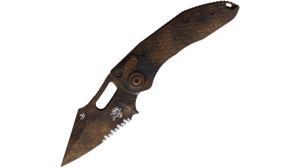 Microtech Auto Stitch S/E Button Lock, MCT1692PLOBS