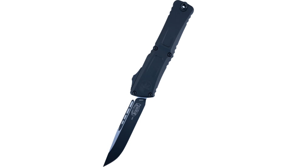 Microtech Combat Troodon S/E Gen III Tactical Standard 4in Folding Knife, Black, 1143-1T