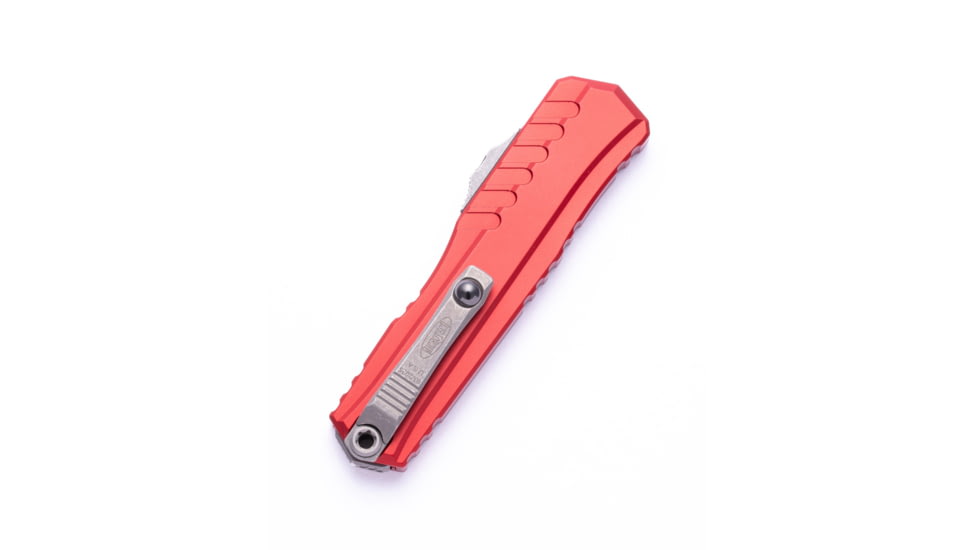 Microtech Cypher II S/E Standard 3.55in Folding Knife, Red Apocalyptic, 1241-10APRD