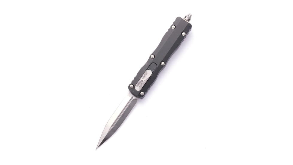 Microtech Dirac D/E Satin Standard 2.875in Automatic Folding Knife, Double-Action OTF, 225-4
