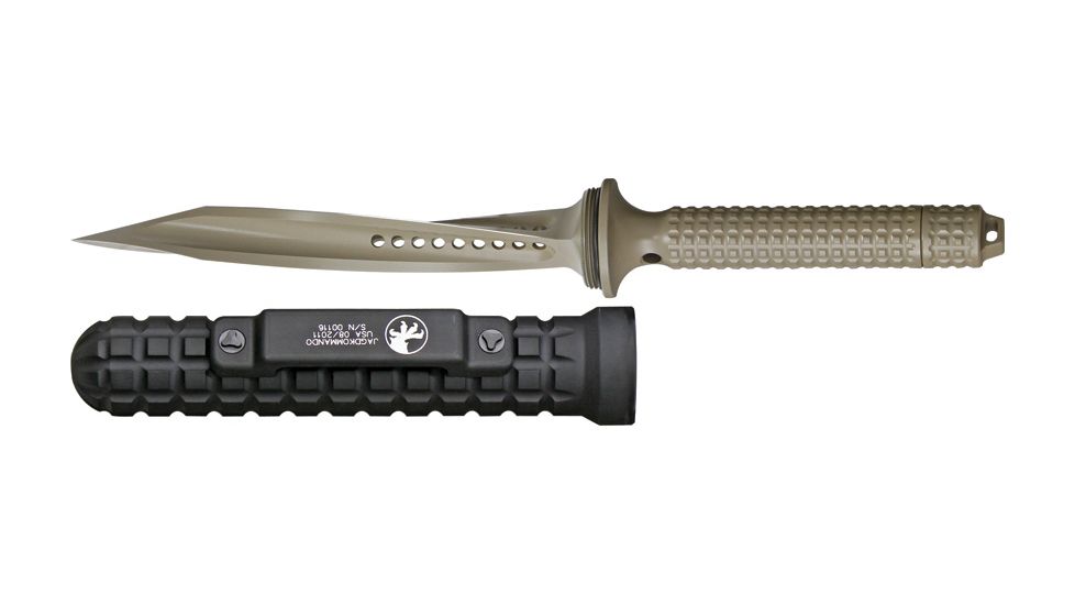 Microtech Jagdkommando Knife, Tan, 12 5/8in. MCT1051TA