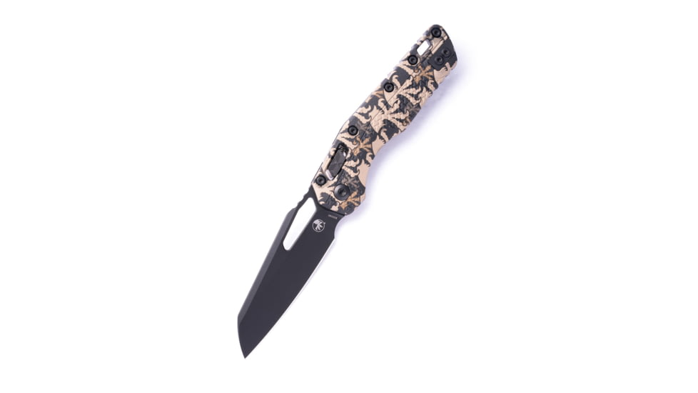 Microtech MSI S/E Standard Claw Burst 3.88in Folding Knife, Manual Folder, Camo/Black, 210T-1PMCWC-Z4
