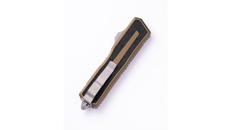 Microtech Scarab II Gen III T/E Apocalyptic 3.95in Automatic Folding Knife, Double-Action OTF, OD Green, 1279-10APOD