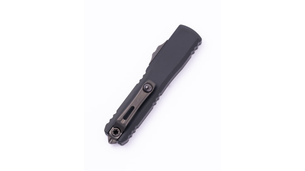 Microtech Signature Ultratech Gen III ZBP S/E Standard DLC 3.55in Automatic Folding Knife, Shadow, 1121-1DLCTSH