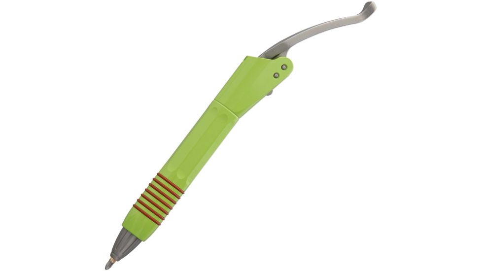 Microtech Siphon Pen II Lime Green Folding Knife, Handle MCT401SSLG