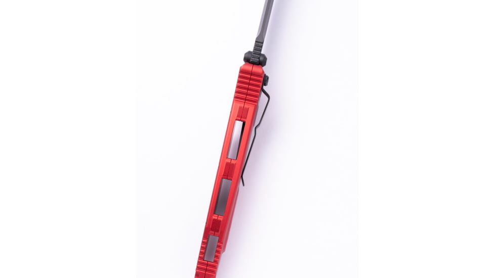 Microtech Socom Elite S/E-M Standard 4in Folding Knife, Manual Folder, Red/Black, 160-1RD