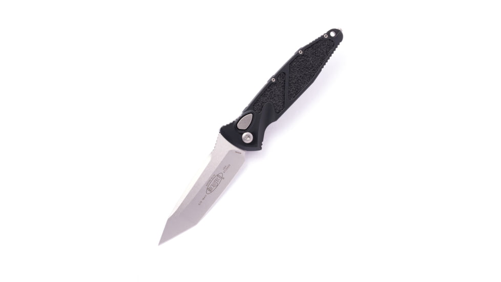 Microtech Socom Elite T/E-Auto Stonewash Standard 4.05in Automatic Folding Knife, Automatic Folder, 161A-10