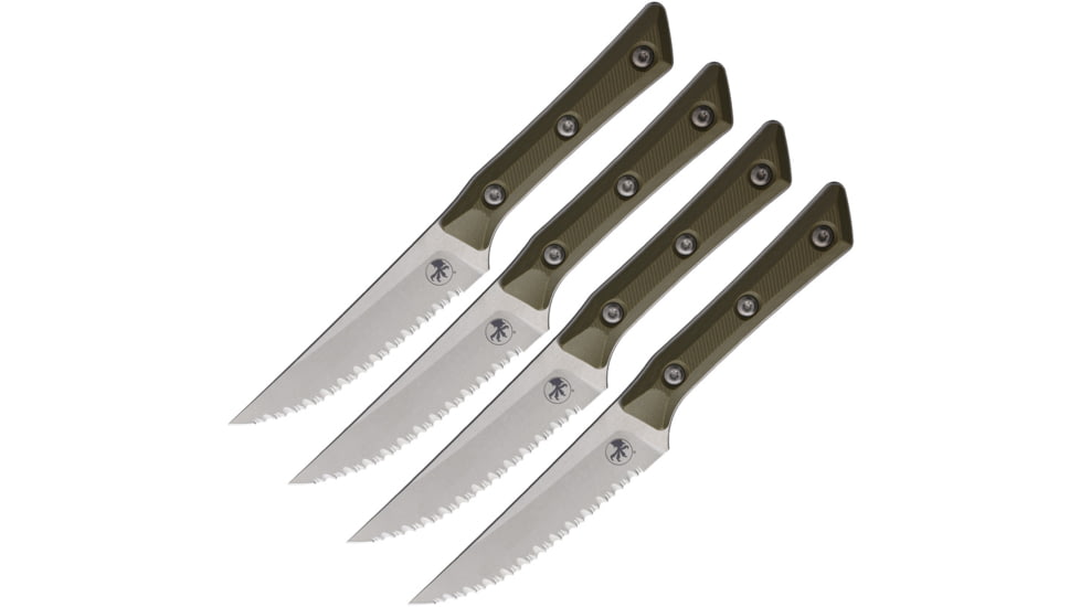 Microtech Steak Knife Set OD, MCT360012SETOD