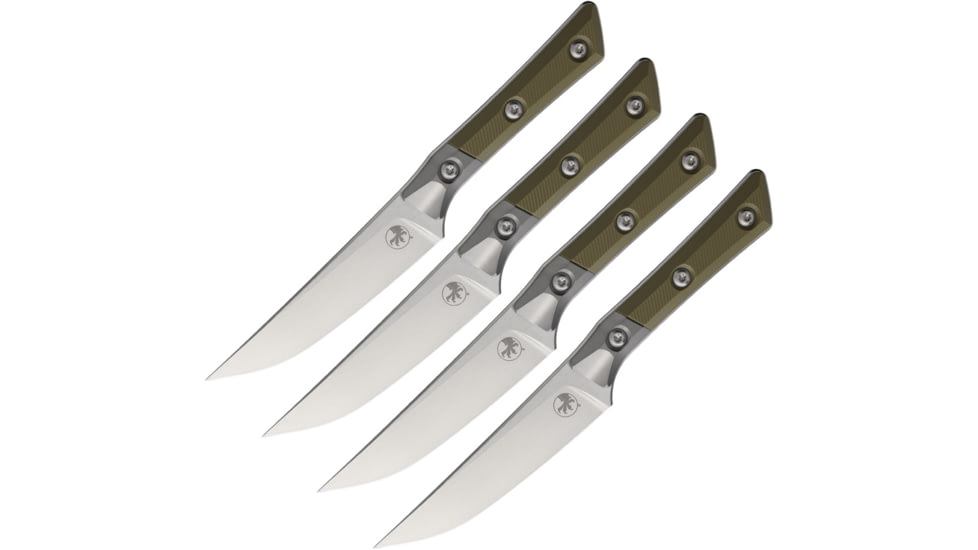 Microtech Steak Knife Set OD, MCT3600B10SETOD
