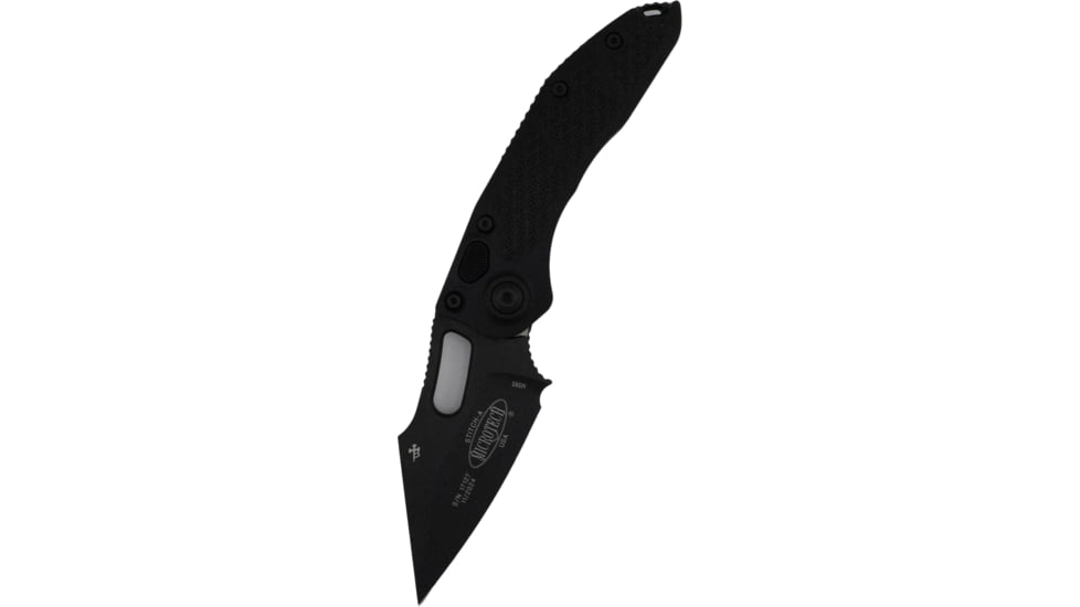 Microtech Stitch S/E Tactical Standard 3.75in Folding Knife, Black, 169-1T