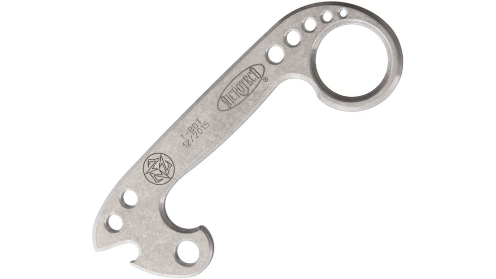 Microtech T-Bot Tactical Impact Device Multi-Tool, 4.75 in, Apocalyptic Titanium Handle MCT410TISW