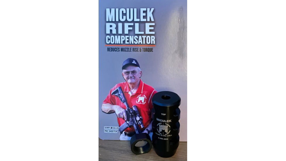 Miculek .223/5.56mm Compensator, Blued, MIC-COMP-223