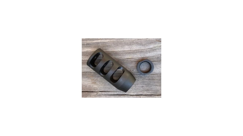 Miculek AR .30 Cal Locking Nut, 5/8x24, Blued, MIC-NUT-30