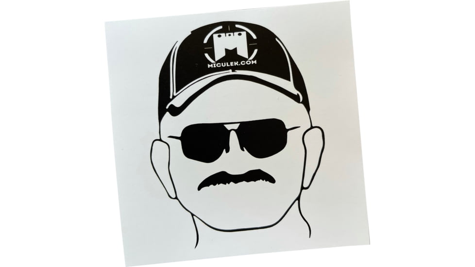 Miculek Jerrys Face Sticker, 3x3, STICK-JERRYFACE