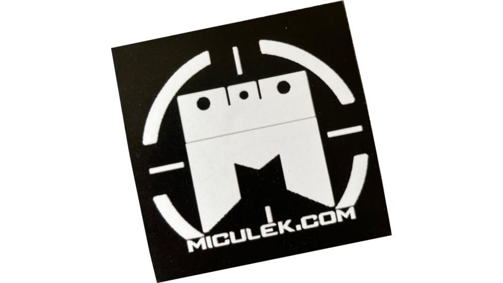 Miculek Logo Sticker, 2.5x2.5, STICK-MICLOGO