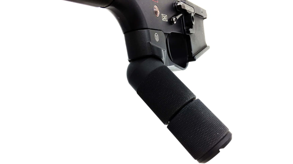 Mid-Evil Industries ARG Adjustable Rifle Grip, Standard Length, Black, AGSTDB