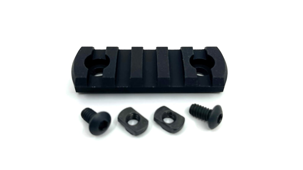 Mid-Evil Industries M-LOK Picatinny Rail Mount Section, 5 Slots, Black, PM5SLT
