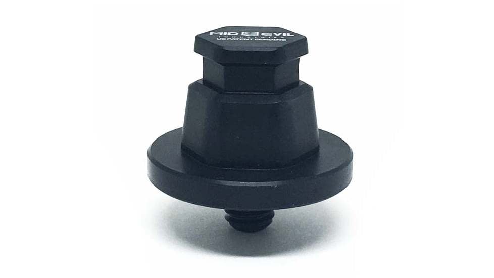 Mid-Evil Industries Monopod Adapter, Black, QDTMAB