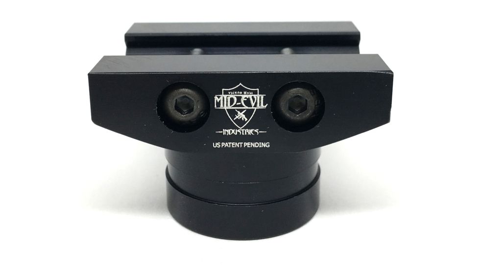 Mid-Evil Industries Quick Detach Picatinny Mount Modular Direct Connect, 360 VFG, Black, QDMDCB