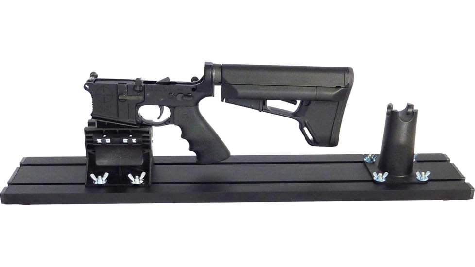 Mid-Evil Industries Rail Vise With Platform, Black, RVPLTB