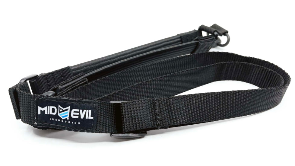 Mid-Evil Industries Single Point Sling With QD Swivel Loop, Black, SL1QDB