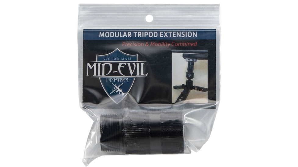 Mid-Evil Industries Tripod Extension Pieces, Standard, 360 VFG Grip/QD, Black, STDEXTB
