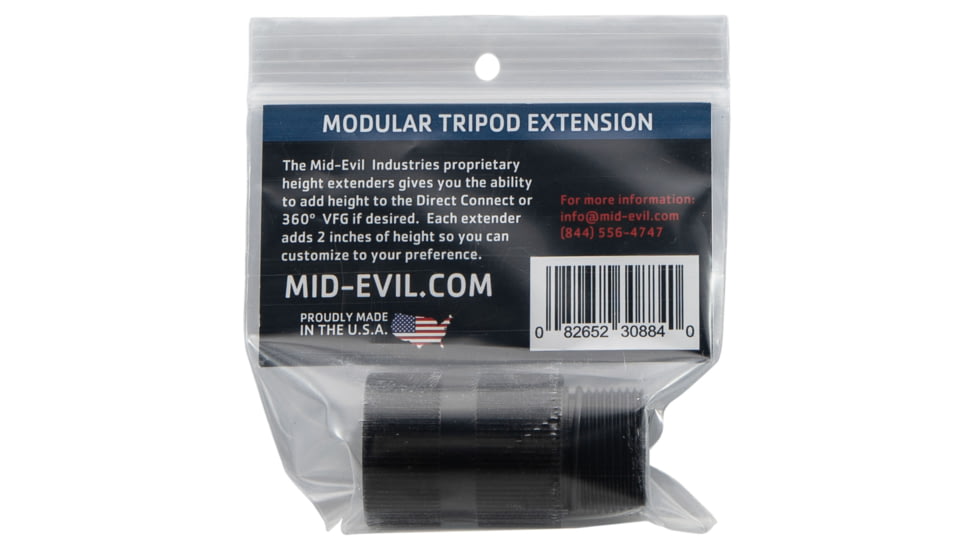 Mid-Evil Industries TRIEXTENDSTD 360 VFG Tripod Standard Extension Black Hardco
