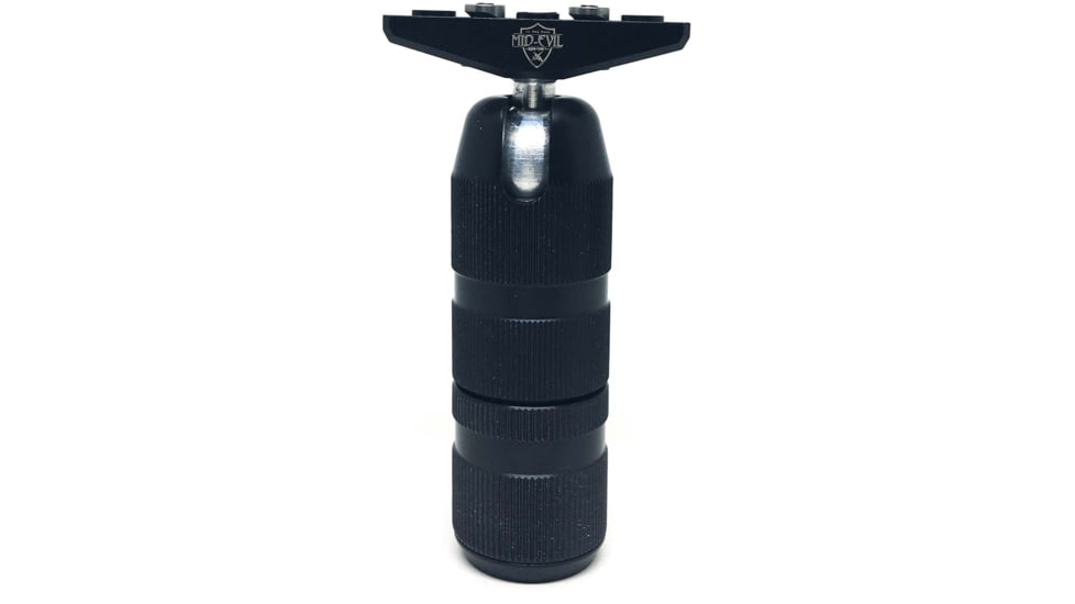 Mid-Evil Industries VFG Keymod Stubby Grip, 360 degrees, Gen 2, Black, KGSTBB