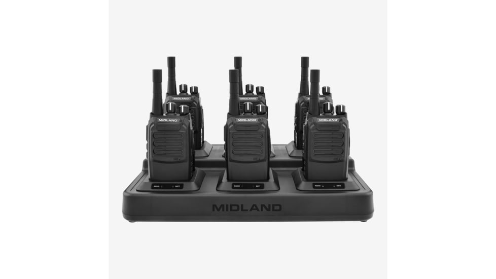 Midland BR200 BizTalkR Business Band Two-Way Radio Bundle - BR200X6BGC, br200x6bgc-biztalk-bundle
