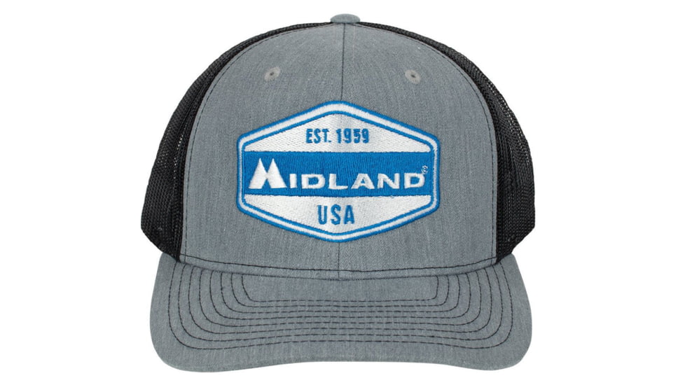 Midland Midland Est. "1959" Crest Hat, midland-est-1959-crest-patch-hat-grey-black