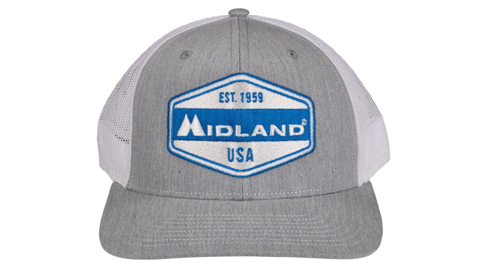 Midland Midland Est. "1959" Crest Hat, midland-est-1959-crest-patch-hat-grey-white