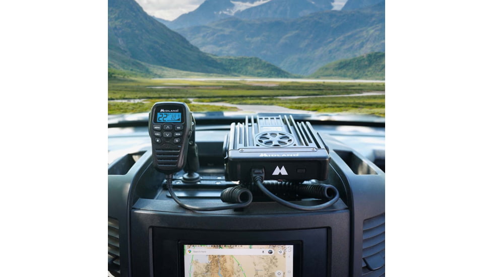 Midland Radio 50 Watt Micro Mobile GMRS Radio, IP67 Waterproof, 1408731