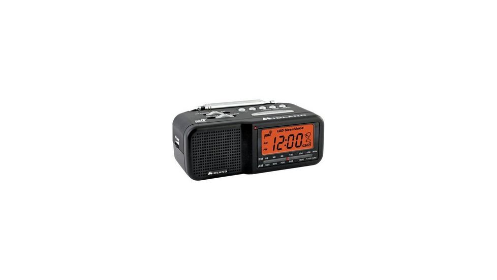 Midland Radio Clock Radio, AM, FM WR11MID