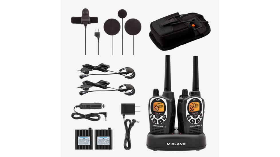 Midland Radio GXT GMRS Action Sports Helmet Communication Bundle - COMMKITVPG, COMMKITVPG