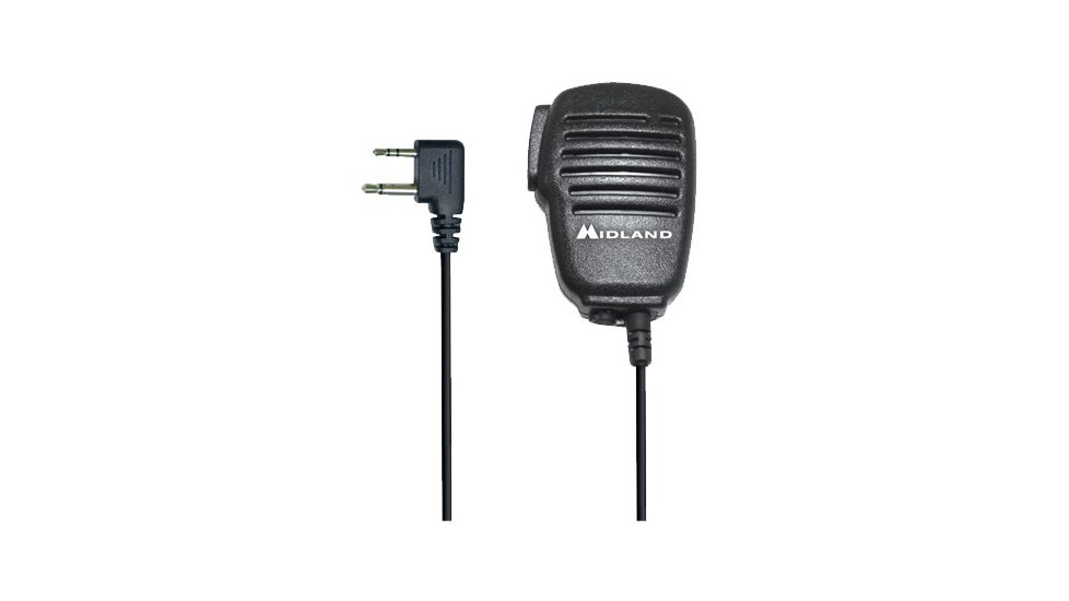 Midland Radio Handheld speaker/Mic with PTT, Black AVPH10