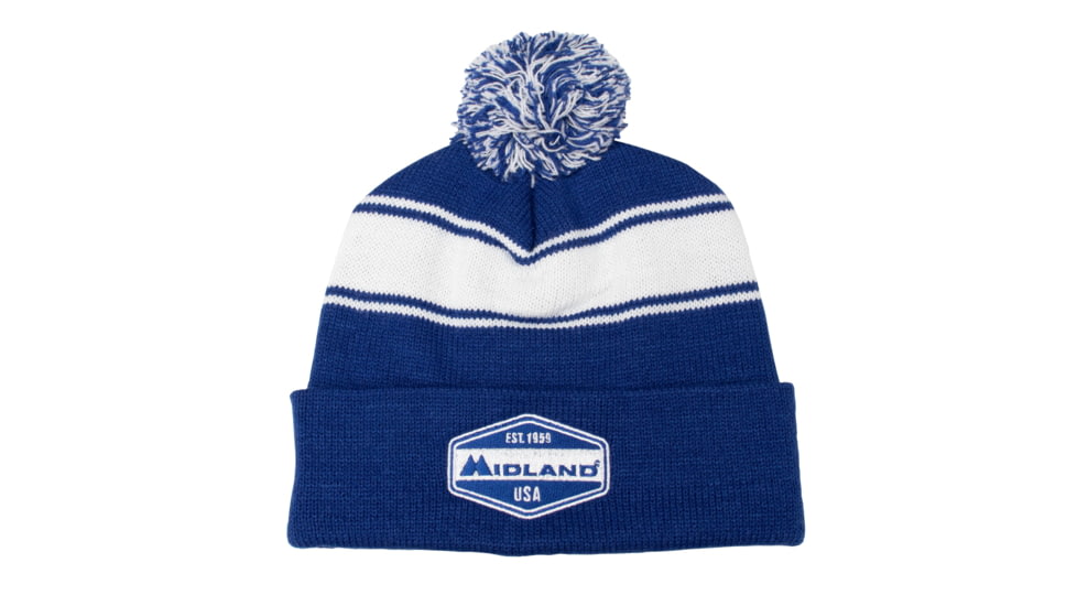 Midland Radio MIDLAND EST. &quot;1959&quot; CREST PATCH BLUE BEANIE, MIDBEAN04