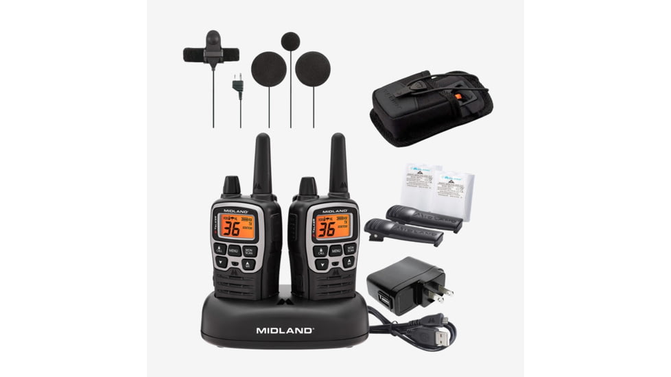 Midland Radio X-TalkerR FRS Action Sports Helmet Communication Bundle - COMMKITVPF, COMMKITVPF