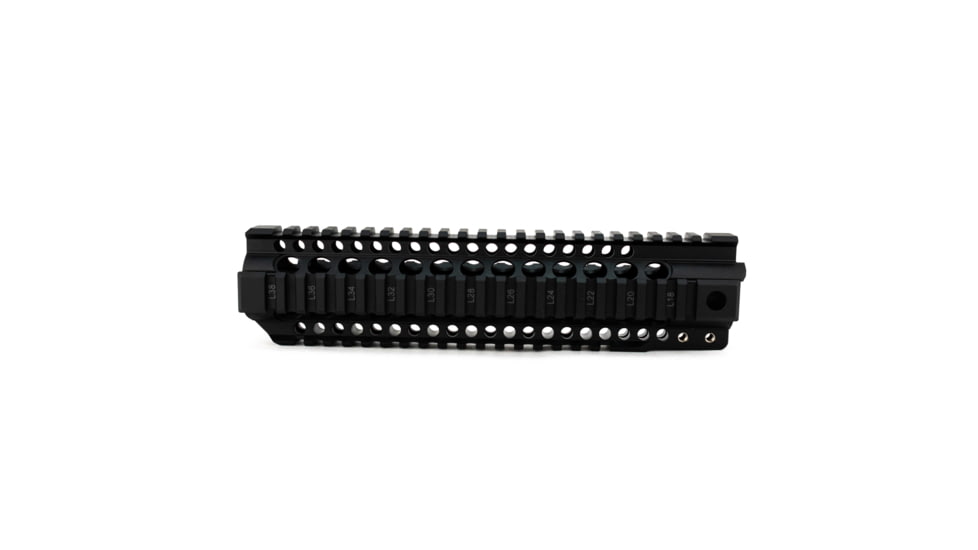 Midwest Industries 10in Combat Rail T-Series One Piece Free Float Handguard, Black, MI-CRT-10.0