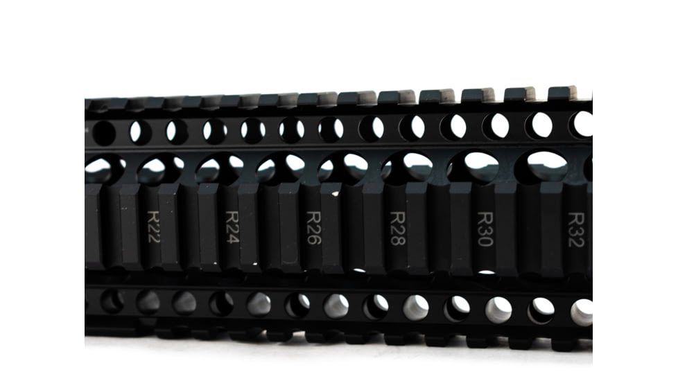 Midwest Industries 10in Combat Rail T-Series One Piece Free Float Handguard, Black, MI-CRT-10.0