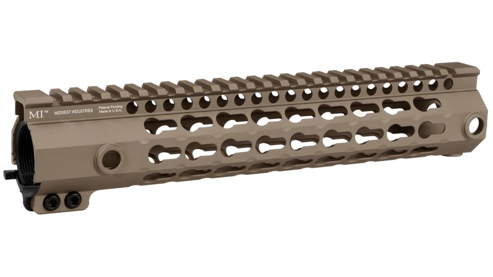 Midwest Industries 10in G3 KeyMod Handguard, Flat Dark Earth, MI-G3K10-FDE