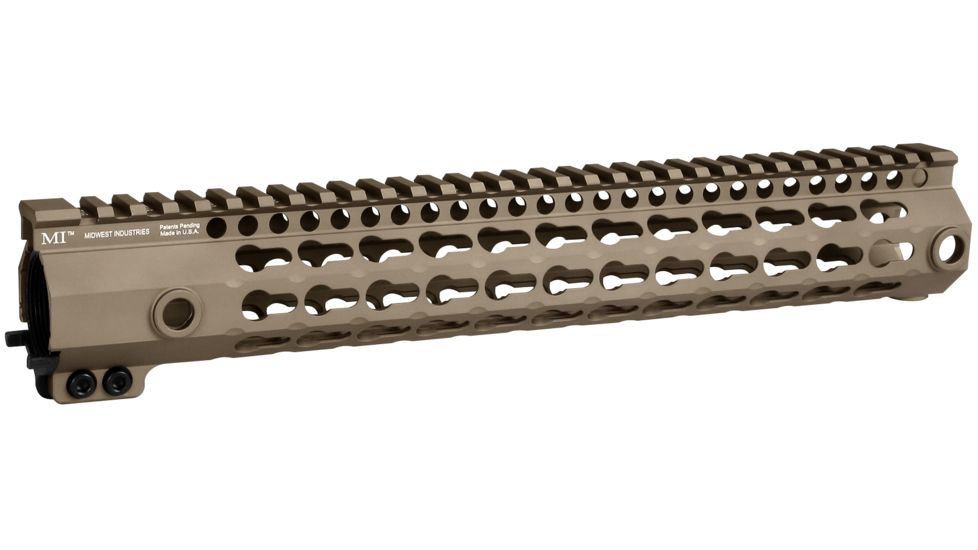 Midwest Industries 12in G3 KeyMod Handguard, Flat Dark Earth, MI-G3K12-FDE