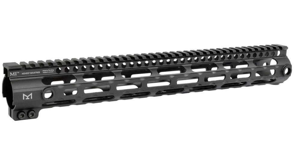 Midwest Industries 15in SS-Series M-Lok Handguard, Black, MI-SSM15G3