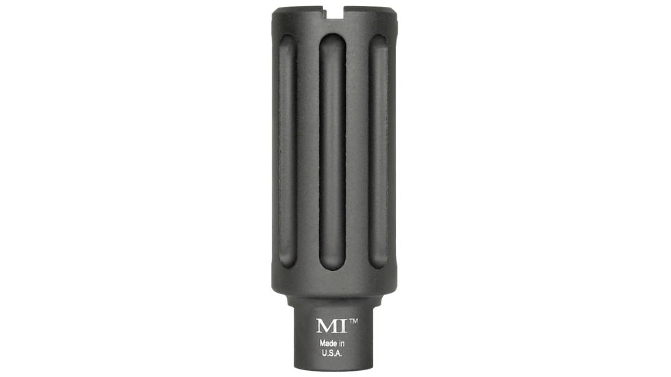 Midwest Industries .30 Caliber Rifles 5/8X24 TPI 3.375 Inch Aluminium Blast Can, Includes Crush Washer, Black, MWMI-BC762