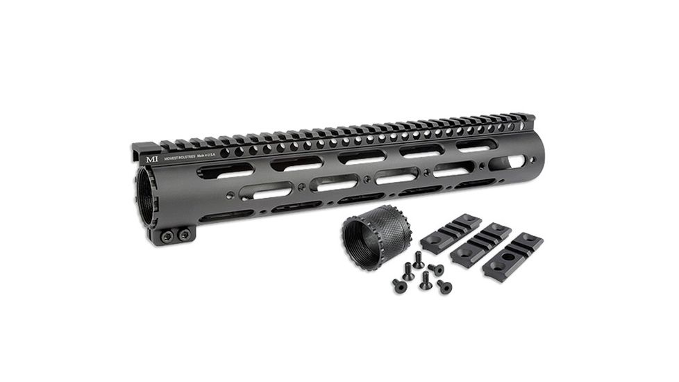 Midwest Industries .308 SS Series 15in Hand Guard - DPMS HIGH, Black, MI-308SS15-DH