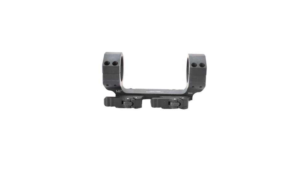 Midwest Industries 34mm QD Heavy Duty Scope Mount Zero, Black, MI-QD34HDSM